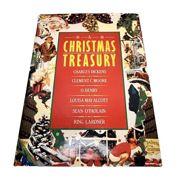 A CHRISTMAS TREASURY Collection of Classic Christmas Stories Poems Dickens - Picture 1 of 13